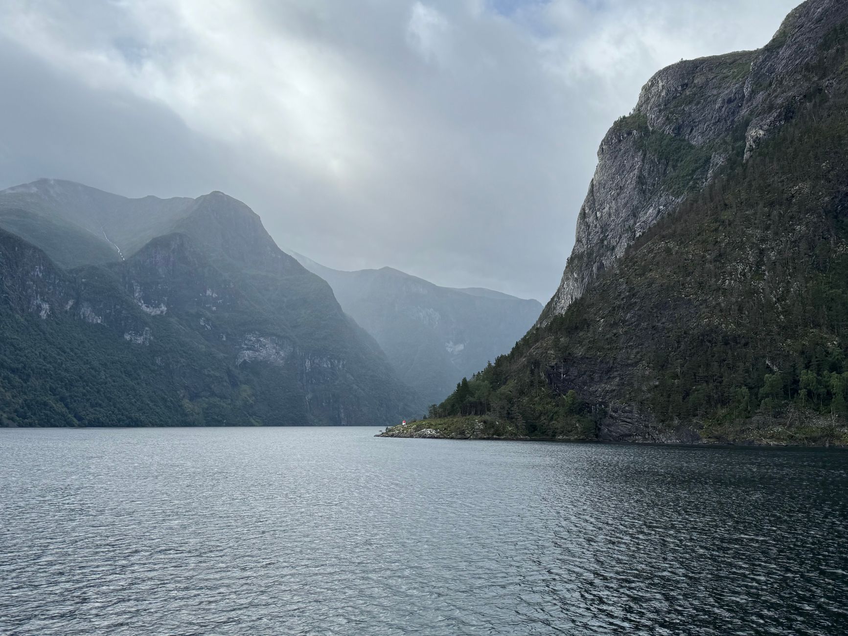 Norwegian deep western fjord